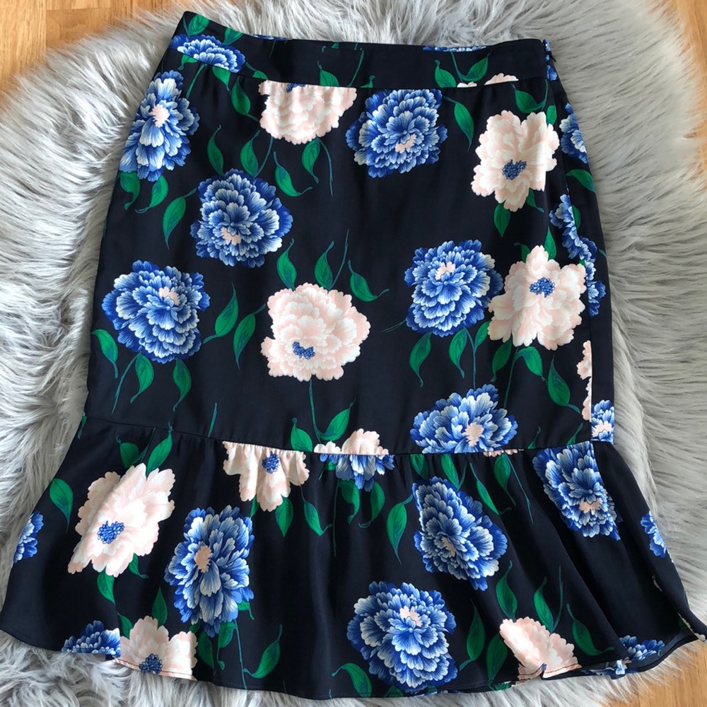 Ann Taylor Factory Floral Skirt